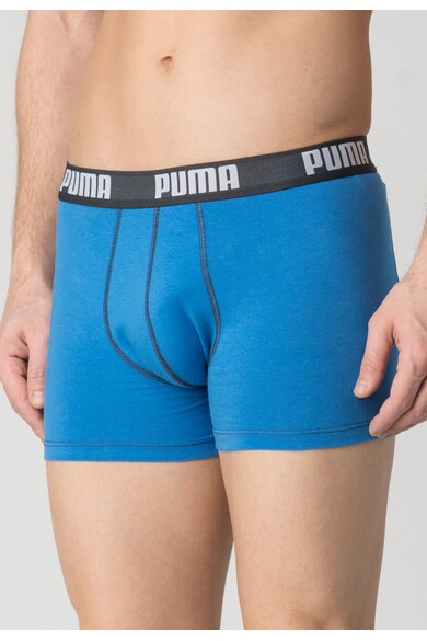 Puma Szürke&Kék Boxer Szett - 2 db férfi