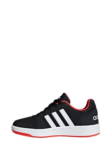 adidas Performance Pantofi sport de piele ecologica, Hoops 2.0 Fete