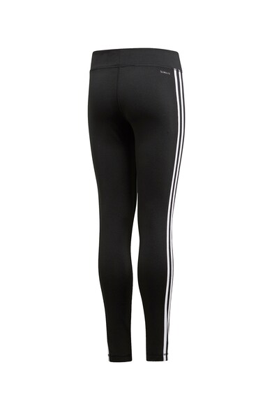 adidas Performance Colanti elastici cu dungi emblematice, pentru fitness Fete