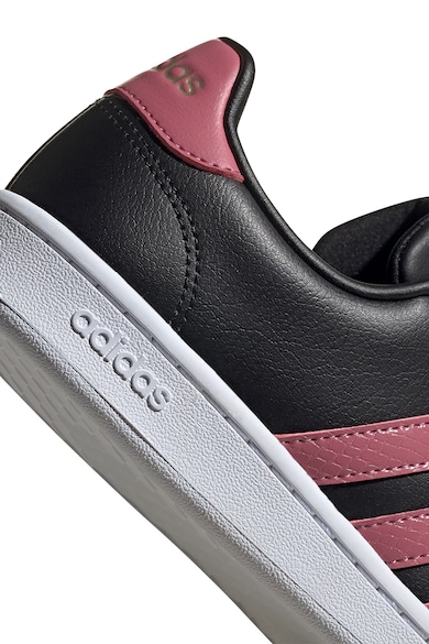 adidas Performance Pantofi sport de piele ecologica Grand Court C Femei