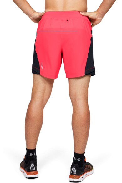 Under Armour Pantaloni scurti cu model 2in1, pentru alergare Qualifier Barbati