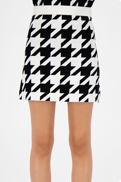 Marella Fusta mini cu imprimeu houndstooth Femei