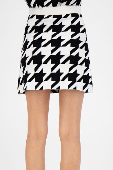 Marella Fusta mini cu imprimeu houndstooth Femei