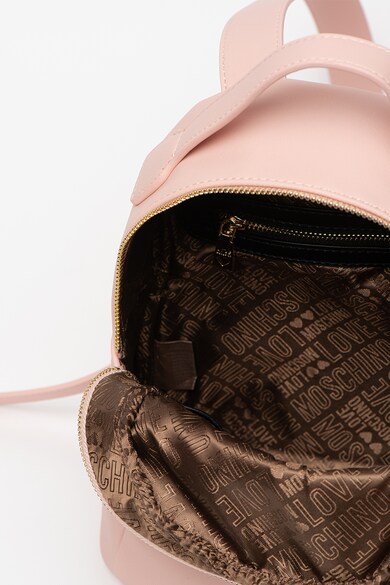 Love Moschino Műbőr hátizsák logós rátéttel női