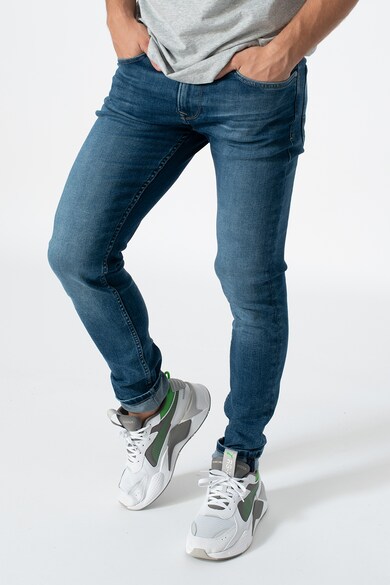 Pepe Jeans London Blugi skinny cu talie joasa Finsbury Barbati