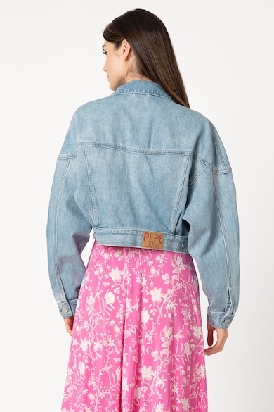 Pepe Jeans London Jacheta crop de denim Volt Femei