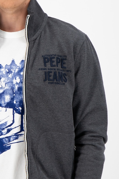 Pepe Jeans London Суитшърт с лого и цип Мъже