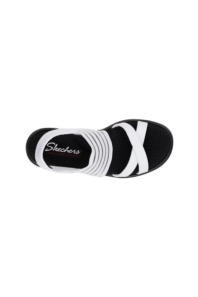 Skechers Sandale wedge de piele ecologica Rumblers Femei