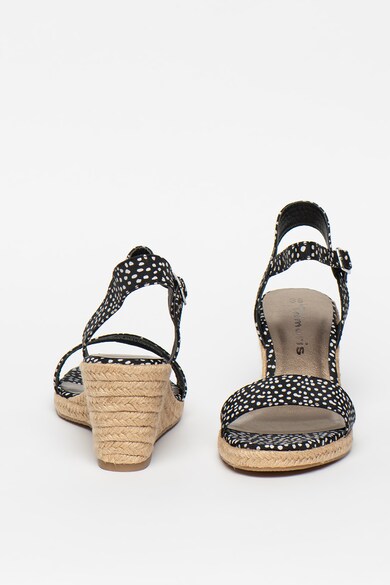 Tamaris Sandale wedge tip espadrile cu buline Femei