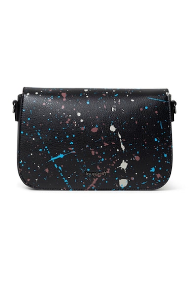 DESIGUAL Geanta crossbody de piele ecologica, cu pete decorative Sky Splatting Femei