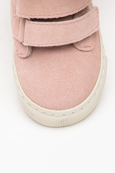 Gioseppo Pantofi sport din piele intoarsa si material textil, cu inchidere velcro Semoins Fete