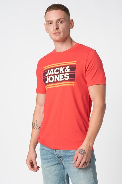 Jack & Jones Sign logómintás kerek nyakú póló férfi