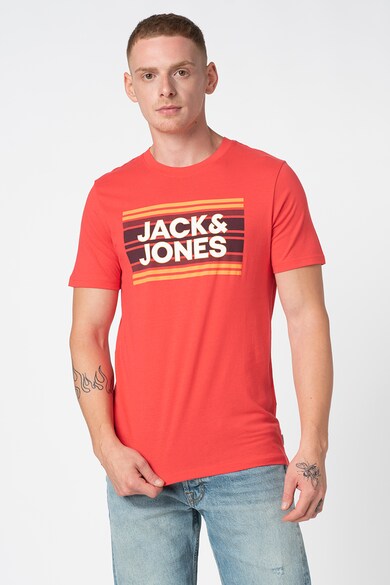Jack & Jones Sign logómintás kerek nyakú póló férfi