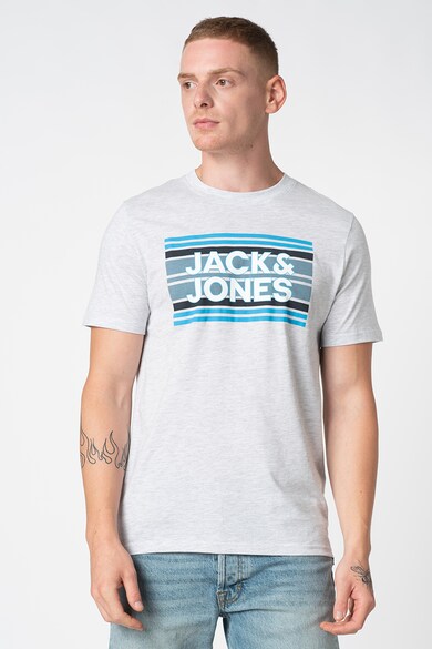 Jack & Jones Sign logómintás kerek nyakú póló férfi