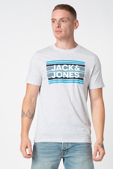 Jack & Jones Sign logómintás kerek nyakú póló férfi