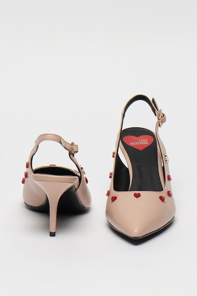 Love Moschino Pantofi slingback din piele Femei