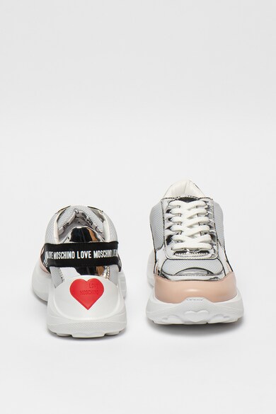 Love Moschino Telitalpú sneaker fémes részletekkel női