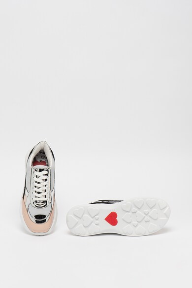 Love Moschino Telitalpú sneaker fémes részletekkel női