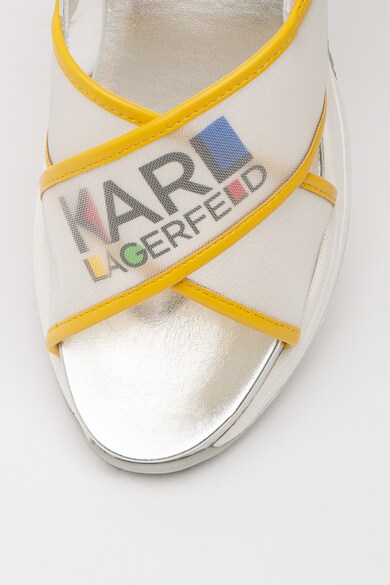 Karl Lagerfeld Sandale cu logo Femei