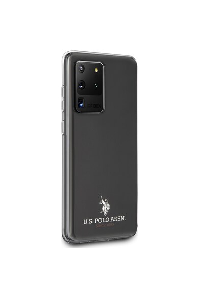 U.S. Polo Assn. Husa de protectie US Polo Shiny pentru Samsung Galaxy S20 Ultra, Black Barbati