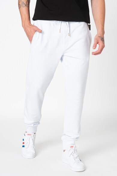 Versace Jeans Couture Pantaloni sport cu logo metalizat Icon Barbati