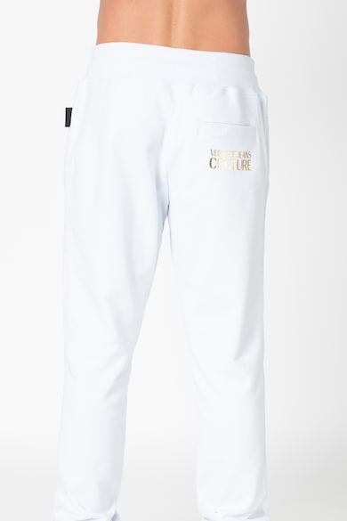 Versace Jeans Couture Pantaloni sport cu logo metalizat Icon Barbati