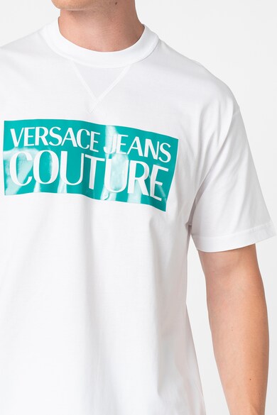 Versace Jeans Couture Normál fazonú póló kontrasztos logóval férfi