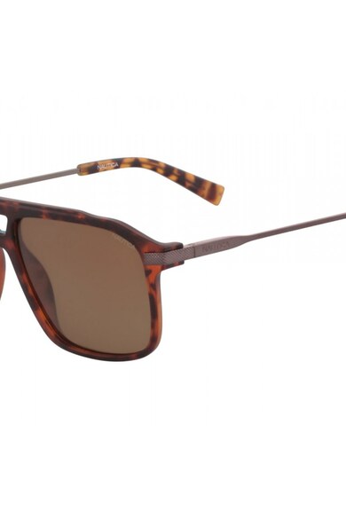 Nautica Ochelari de soare aviator patrati cu rama cu model tortoise Barbati