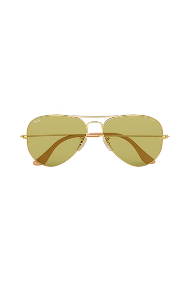 Ray-Ban Ochelari de soare aviator cu lentile uni 2 Barbati