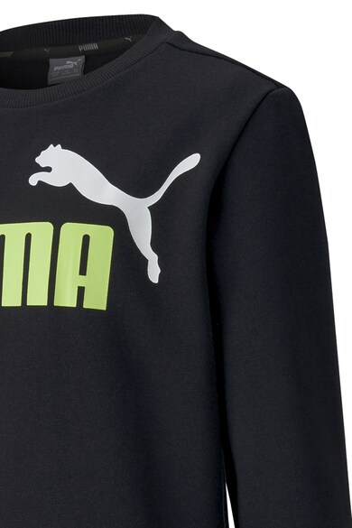 Puma Bluza sport cu decolteu la baza gatului si logo Essentials Baieti