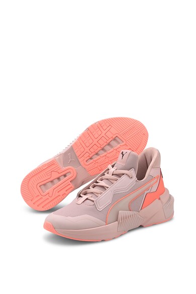 Puma Pantofi colorblock cu insertii de plasa, pentru fitness Provoke XT Pearl Femei