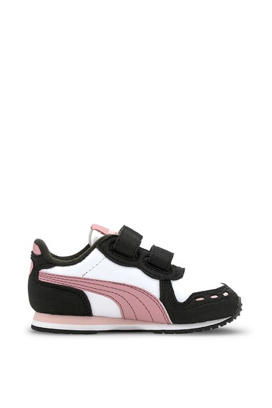 Puma Pantofi sport cu insertii din piele ecologica Cabana Racer Fete