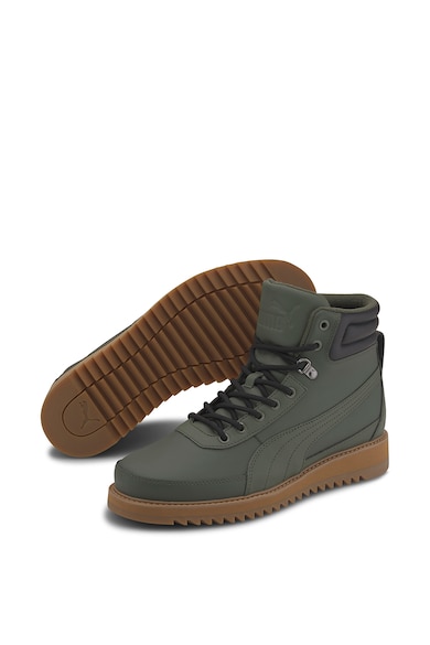 Puma Ghete unisex de piele ecologica cu talpa striata Desierto Femei