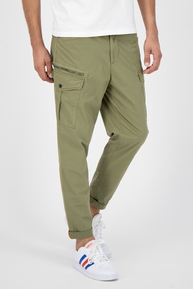 Pepe Jeans London Pantaloni cargo cu croiala conica Keys Expedit Barbati