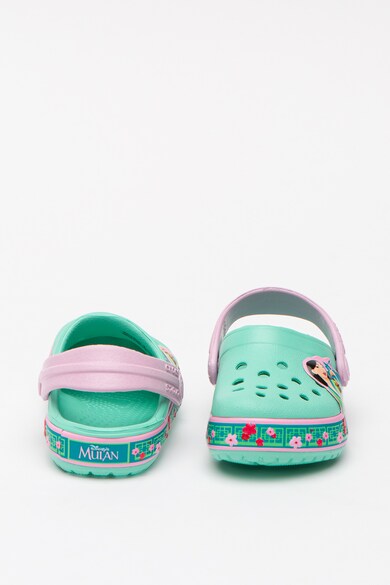 Crocs Saboti slingback cu imprimeu mulan Fete