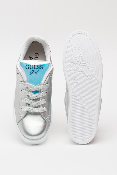 GUESS Lucele műbőr sneaker színjátszós részletekkel Lány