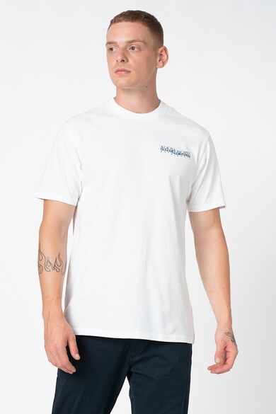 Napapijri Tricou de bumbac cu detaliu logo Sole Barbati