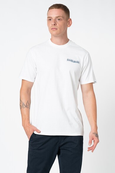 Napapijri Tricou de bumbac cu detaliu logo Sole Barbati