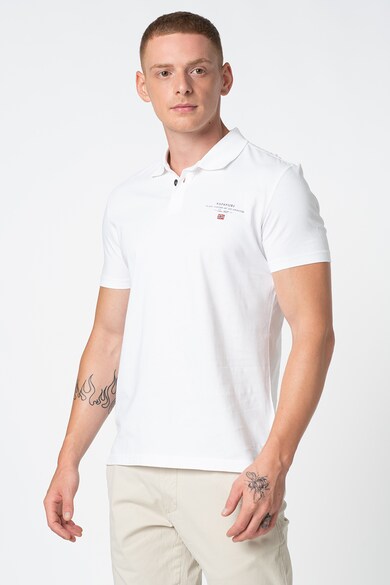 Napapijri Tricou polo cu logo discret Elli Barbati