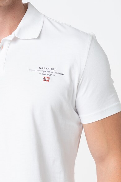 Napapijri Tricou polo cu logo discret Elli Barbati