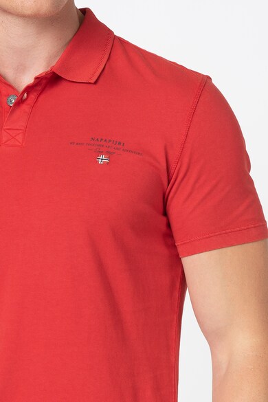 Napapijri Tricou polo cu detaliu logo Elli Barbati