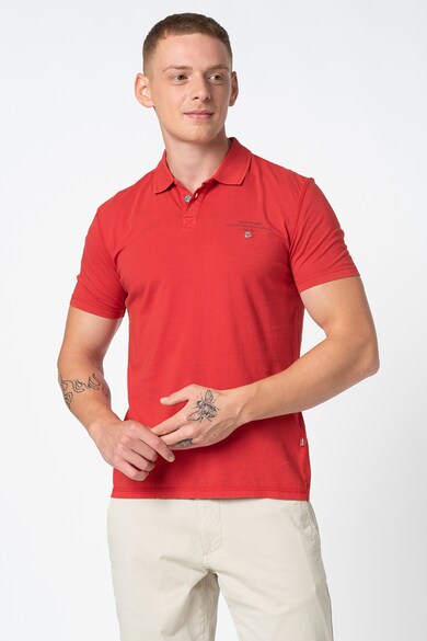 Napapijri Tricou polo cu detaliu logo Elli Barbati