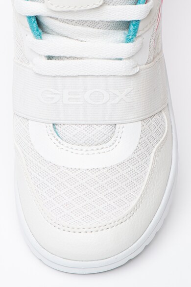 Geox Pantofi sport din material textil si piele ecologica Xled Fete