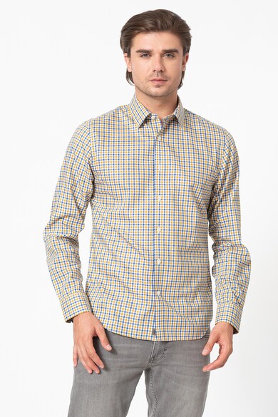 Banana Republic B Camasa slim fit cu model gingham Barbati