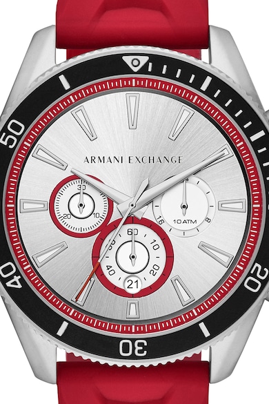 ARMANI EXCHANGE Ceas cronograf cu o curea de silicon Barbati