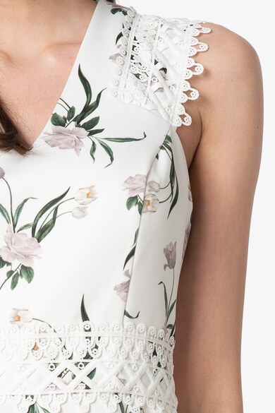 Ted Baker Rochie cu model floral si decolteu in V Nolla Femei