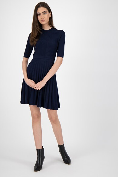 Ted Baker Rochie mini cu pliuri si segmente striate Femei