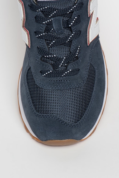 New Balance 574 Classic colorblock dizájnú sneaker nyersbőr részletekkel férfi