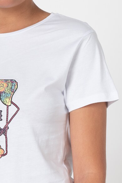 Trendyol Tricou de bumbac cu imprimeu Femei