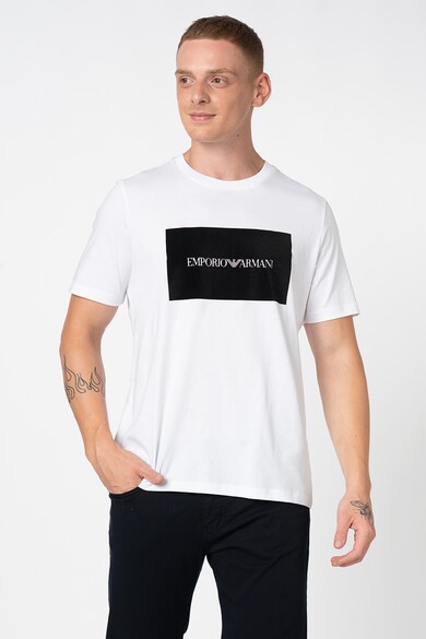 Emporio Armani Tricou cu aplicatie logo Barbati